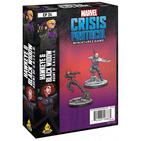 Marvel Crisis Protocol Hawkeye & Black Widow Agent of Shield