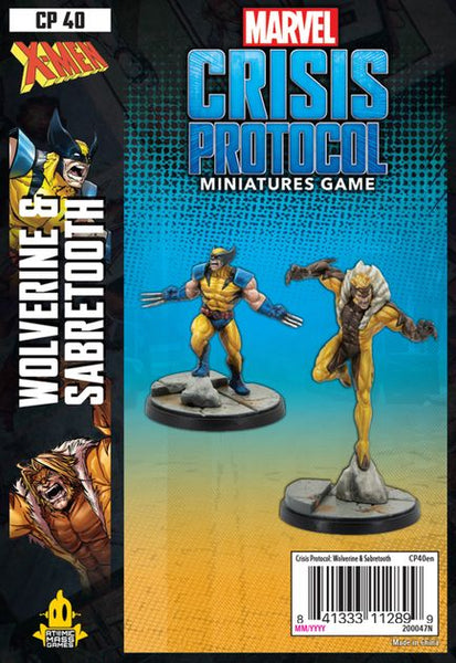 Marvel Crisis Protocol Wolverine & Sabretooth