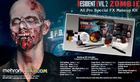 Resident Evil 2 Zombie All-Pro Makeup Kit